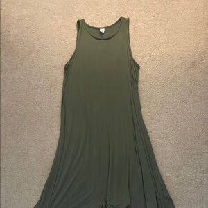 Old Navy Olive Green Sleeveless Dress